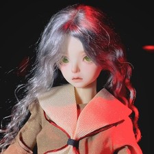 BJD Dolls 1/4 Resin Female Bare Ball Jointed Body Eyes Face Makeup Girl Toy Gift