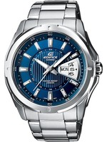 Casio Edifice Uhr Herrenuhr Edelstahl Datum Silber EF-129D-2AVEF
