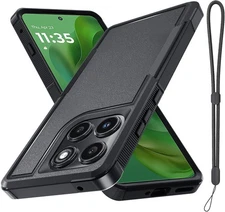 for Motorola Edge 2025 Case, Full Body Heavy Duty Rugged Shockproof Protective