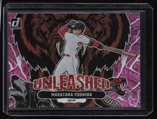 2023 Donruss #U18 Masataka Yoshida Unleashed Pink Fireworks