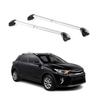 DachträGer GrundtäGer FüR Kia Stonic 2017-2026 100Kg Aluminium Silber 2 Tlg ABE