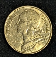 1963 France 10 Centimes Brilliant Uncirculated UNC KM# 929