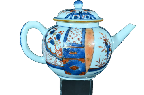 Ancienne théière chinoise en porcelaine Imari, époque XVIII Kangxi TEAPOT CHINA - Photo 2 sur 8