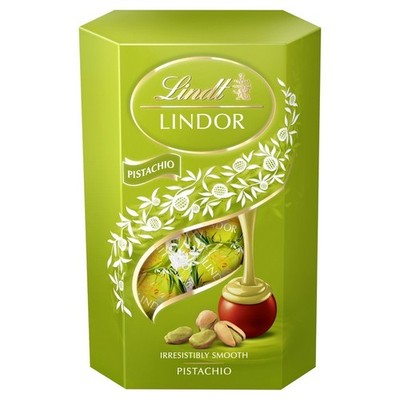 Lindt Lindor PISTACHIO Chocolate Pralines Box 200g / 7.1oz