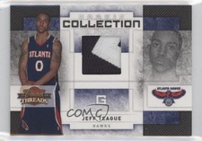 2009 Panini Threads Rookie Collection Materials Prime 14/25 Jeff Teague #18 e3v