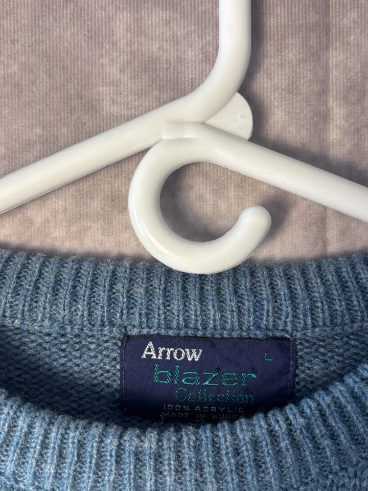 Blazer vintage Arrow suéter talla mediana azul Foto 4 de 4