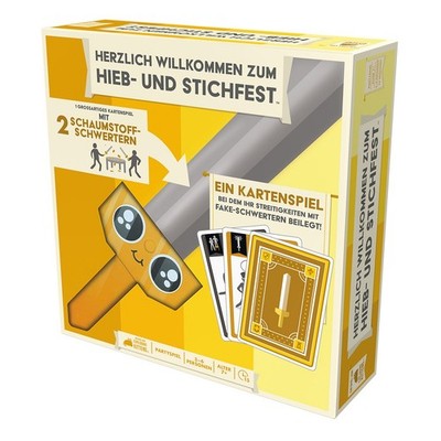Herzlich Willkommen zum Hieb- und Stichfest - NEU & OVP - mit Schaumstoffschwert