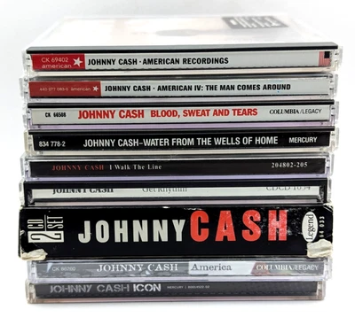 Johnny Cash CD Lot American Man IV Get Rhythm America Live I Walk The Line Icon - Image 1 of 4