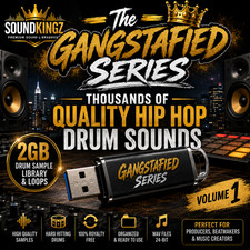 Hip Hop Drum Library 2GB USB, Thousands of So...