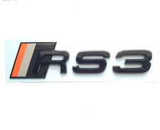 original Audi RS3 Logo Schriftzug schwarz Emblem Aufkleber competition limited