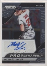 2020 Panini Prizm Pro Penmanship Michael Chavis #PP-MC Auto 4z8
