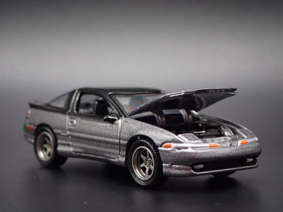 1990-1994 EAGLE TALON TSi gris escala 1:64 diorama coleccionable coche modelo fundido a presión Foto 4 de 4