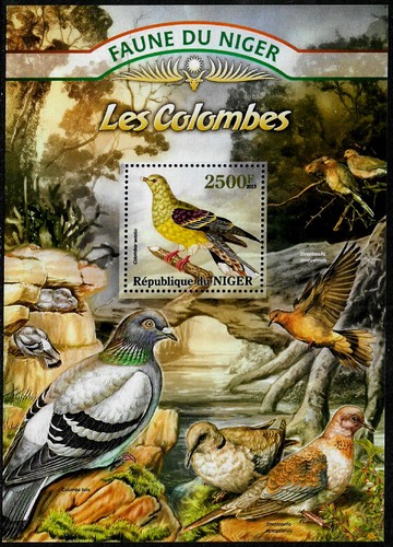 Niger #1163 Mint Never Hinged Souvenir Sheet - Birds