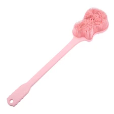 1Pc Long Handle Bath Back Scrubber Body Brush for Skin Exfoliating Silicone