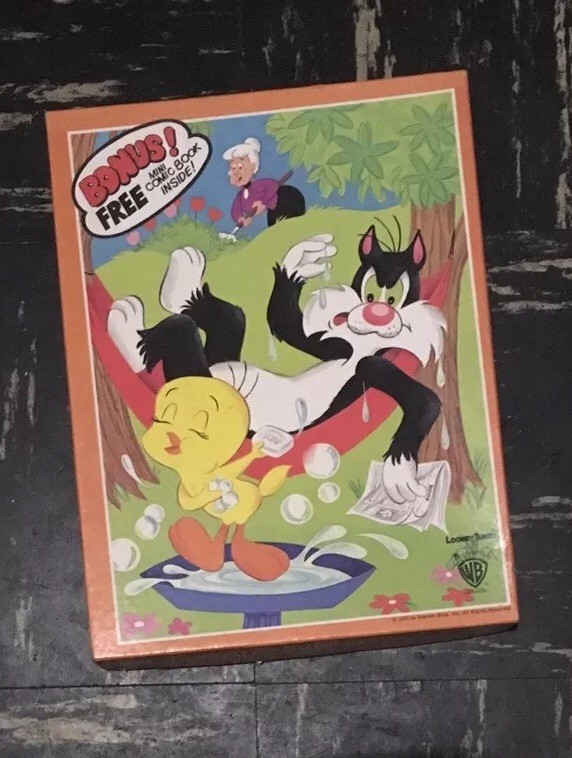 1974 Whitman Looney Tunes Tweety Bird & Sylvester Jigsaw Puzzle 99