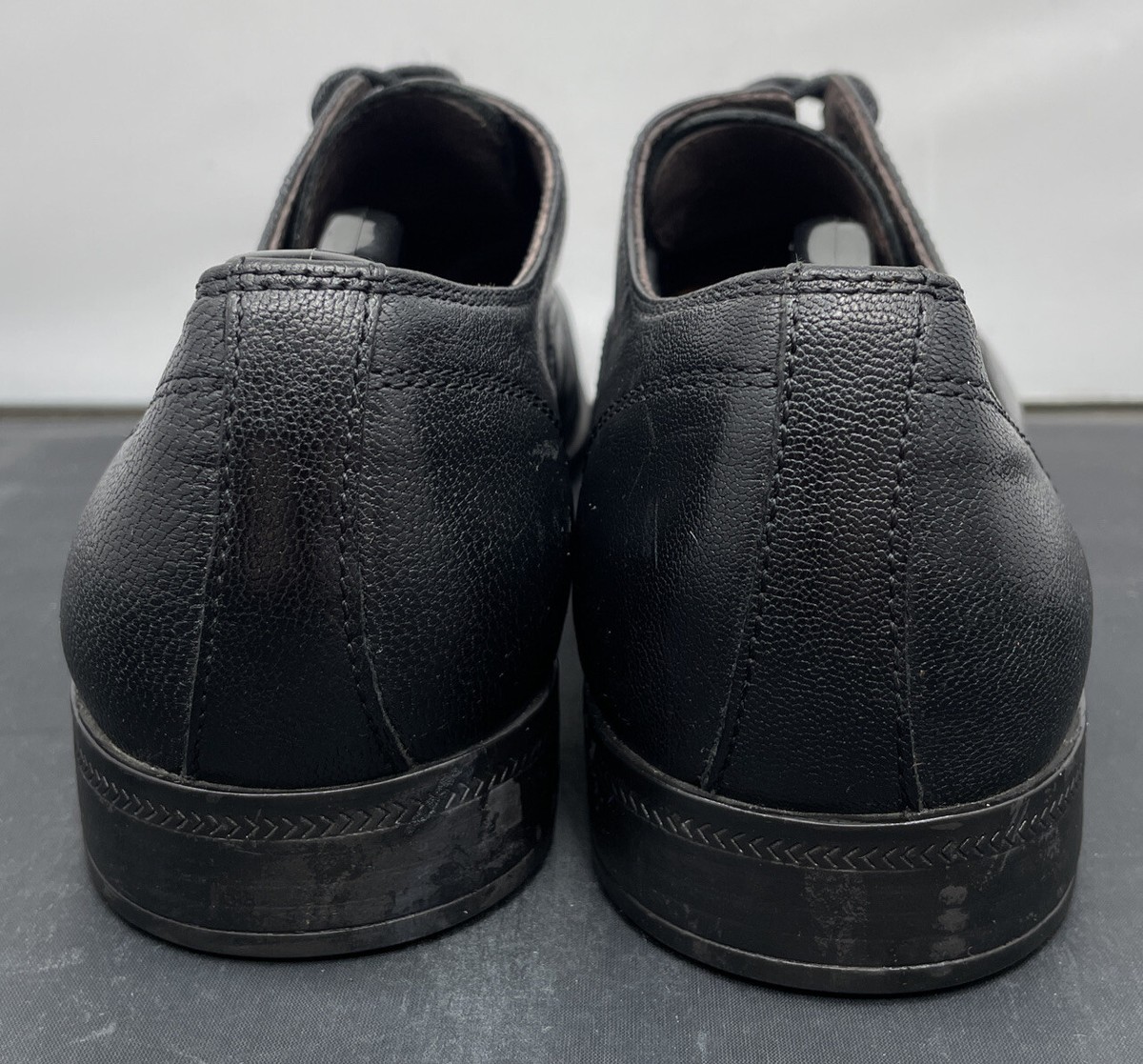 John Varvatos Star USA Black Leather Oxford Cap Toe Dress  display picture 1