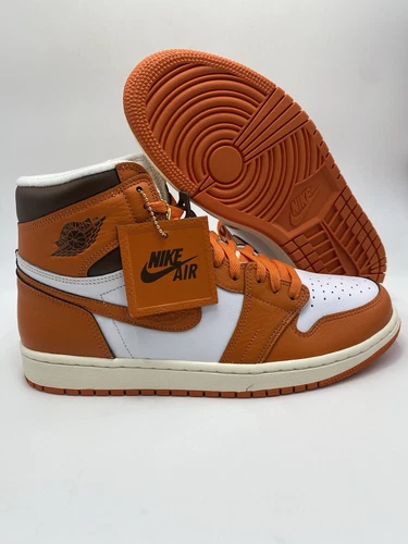 Nike Wmns Air Jordan 1 Retro HI OG White Starfish Cacao (DO9369 101) Wmns Sz 11