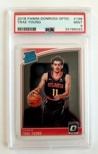 2018 PANINI DONRUSS OPTIC TRAE YOUNG RC!! LOT OF 5!! ALL PSA 9!!
