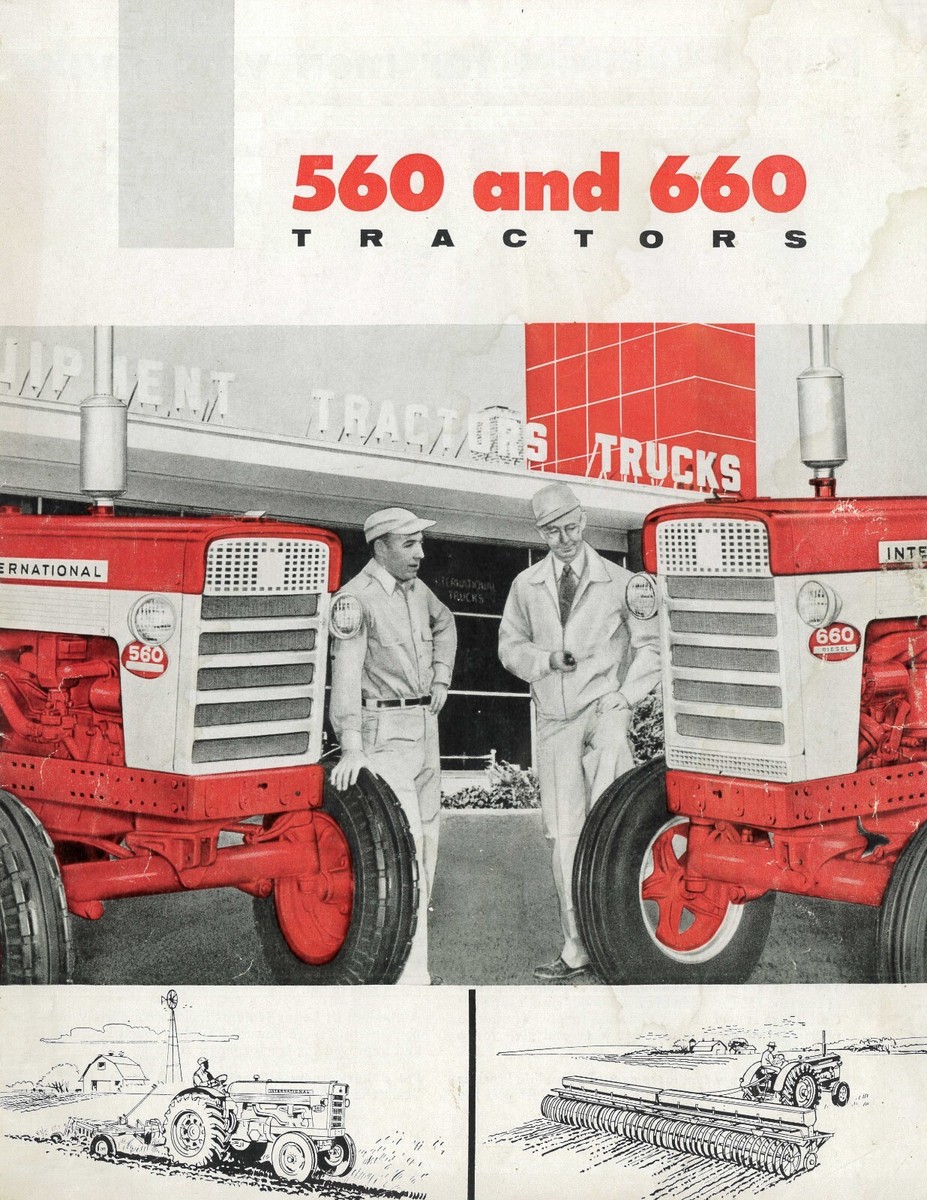 IH International 5 6 Plow 560 660 Wheatland Standard Tractors