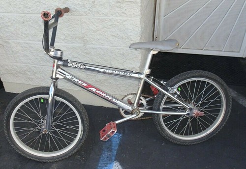 Ambush Free Agent chrome 20” BMX bike 