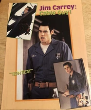 1990s JIM CARREY Cable Guy / ANDREW & CASEY KEEGAN - Teen Magazine Clipping Page