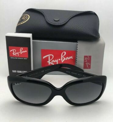 レイバン サングラス RB 4101 JACKIE OHH 601 Polarized RAY-BAN Sunglasses JACKIE OHH RB 4101 601/T3 Black Frame