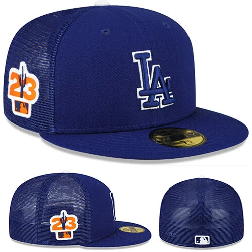 New Era L.A Dodgers Fitted Hat MLB 2023 Official Spring Training Mesh Back  Cap