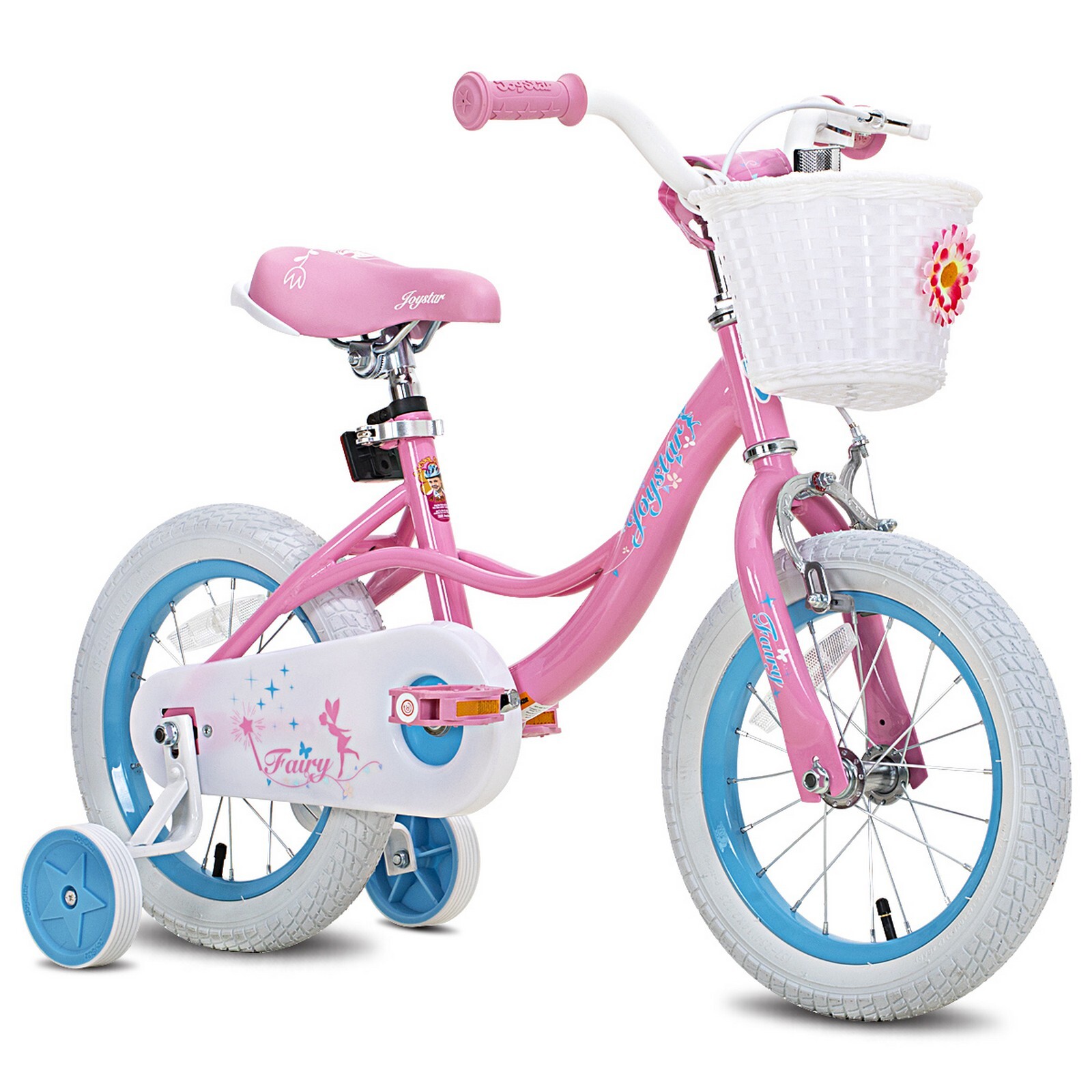 JOYSTAR 12-18 Inch Kids Bike Age 2-8 Years Old Stabilizer basket Toddlers Bike