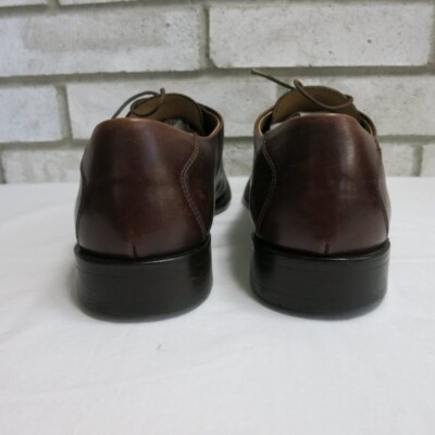 Pronto Uomo Split Top Thick Oil Tanned Leather Dress Oxfords 