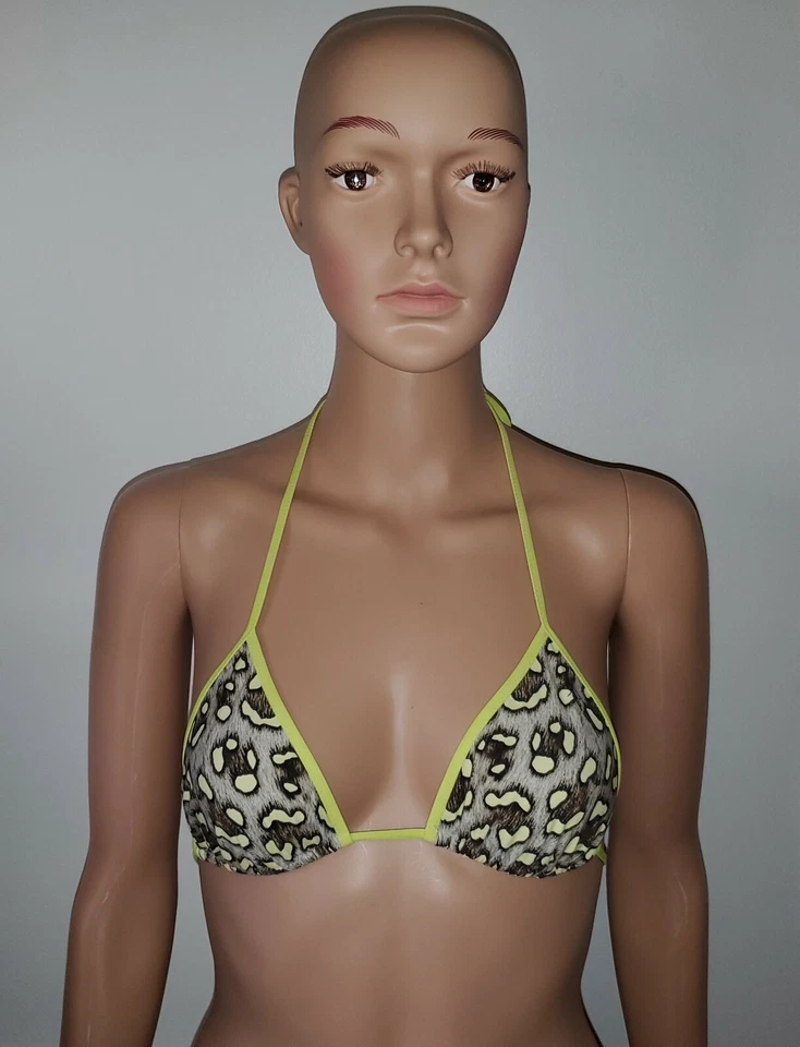 NWT Roberto Cavalli Leopard 2 Piece Bikini Bathing Suit, Made in Italy Size XXS - Image 2 of 4