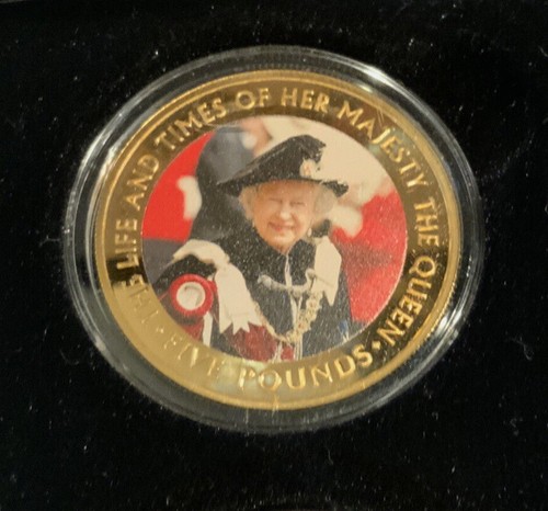 2016 Life & Times Queen Elizabeth II 90. Geburtstag Tristan Da Cunha £5 Münzen Set Echtheitszertifikat - Bild 4 von 10