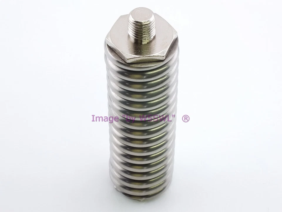 Mola roscada resistente 3/8-24 - Compatível com antena de presunto de até 80" - Vendido por W5SWL - Imagem 2 de 2