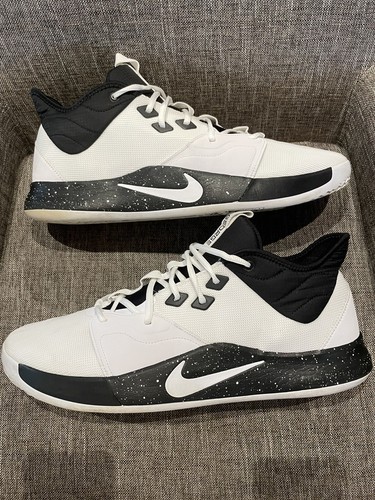 Nike PG 3 TB Team Blank White Black 