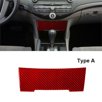 For Honda Accord Type A Red Carbon Fiber Below Center Console Compartment Trim