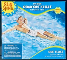 90" Pool Comfort Float Adult Size: 90" x 34" Approx 7.5 Feet x 2.83 Feet New