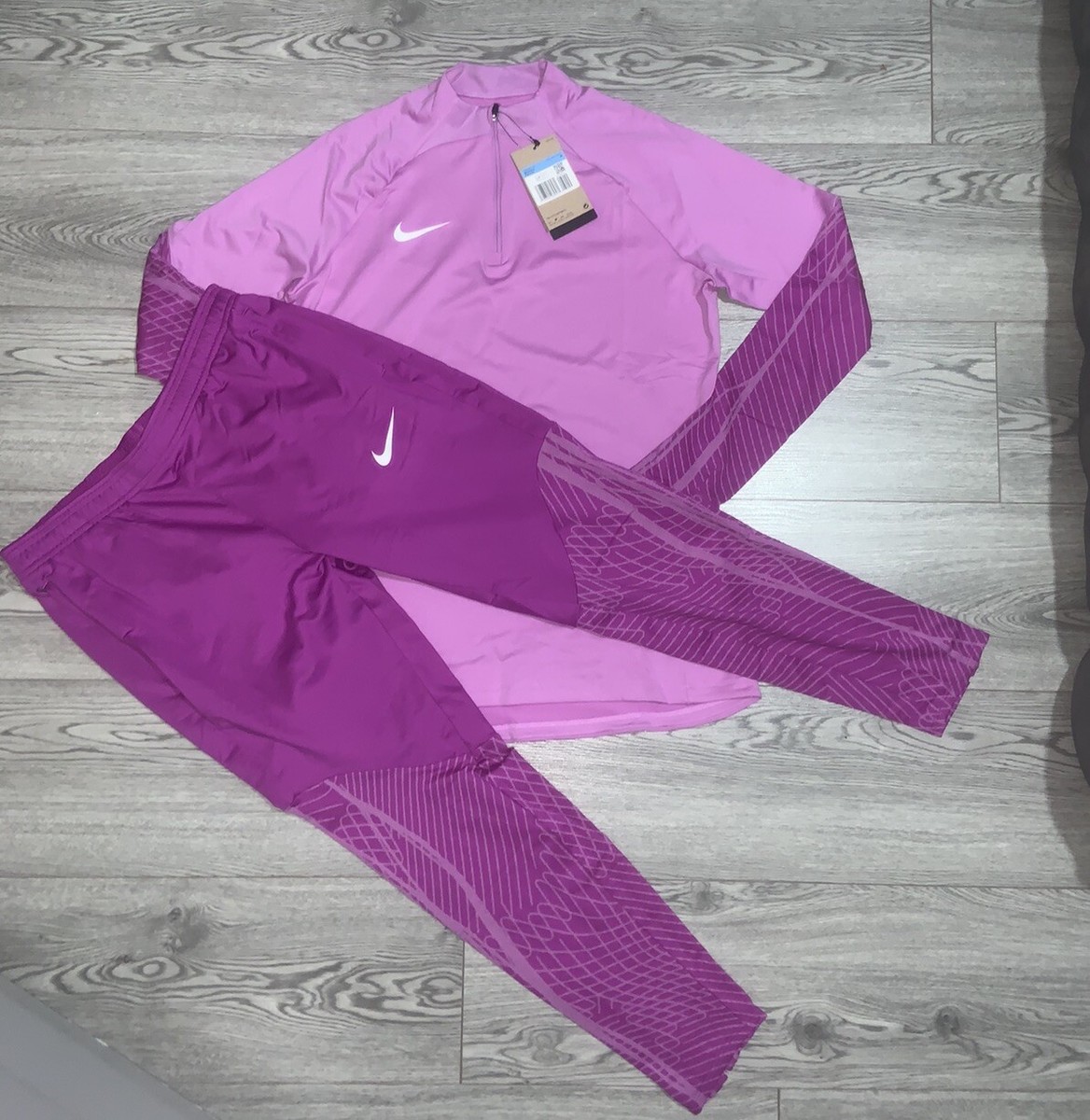 Nike Strike Nike Dri Fit Tracksuit Pink Nike Womens Drill Strike