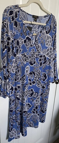NWT Espresso Dress, LARGE, Keyhole, Texture, Silver, Graduation, Wedding, Large - 第 1/6 張圖片