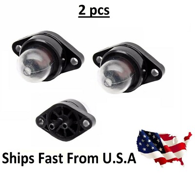 2x Primer Bulb for Poulan 222, 262, 530-047213 Craftsman WALBRO 188-513