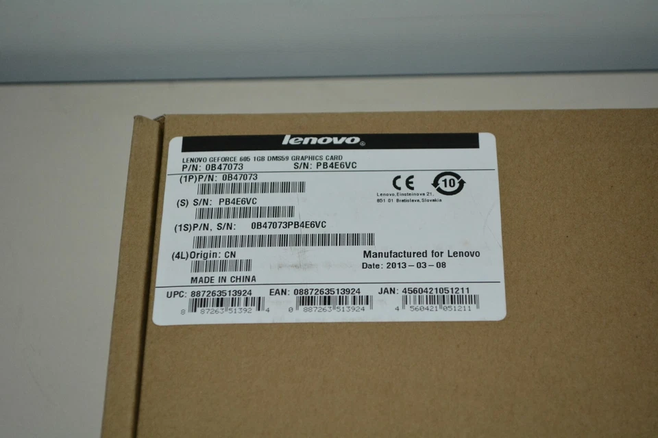 Lenovo GeForce 605 1GB DMS59 Graphics Card 0B47073 - Image 2 of 3