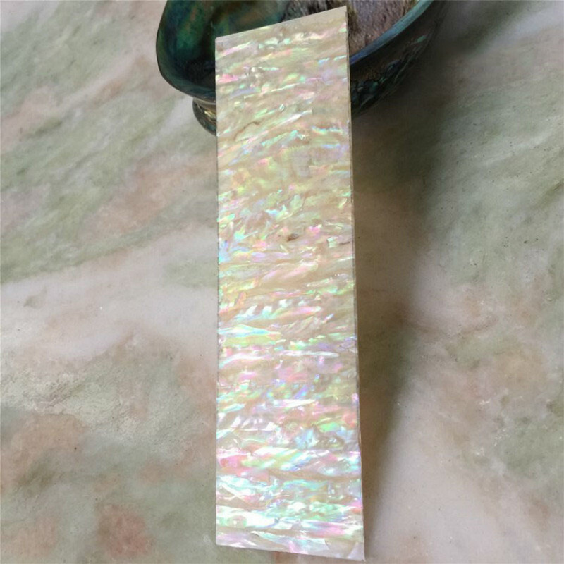 Natural Green/Blue Inlay Material Abalone Shell Blanks DIY Size 5.5 x 1 ...