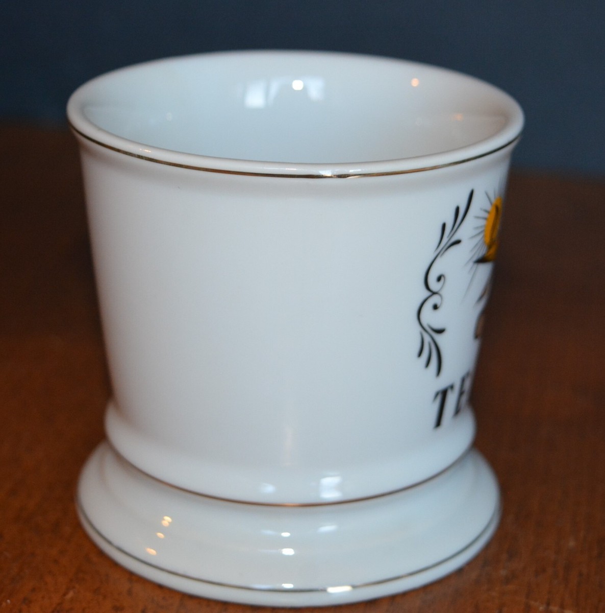 VTG Porcelain Occupational Shaving Mug TEACHER Knobler Japan | eBay