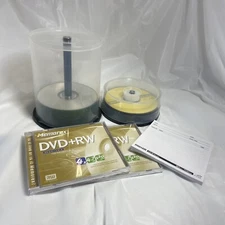 Lot of Verbatim CD-R's - Memorex DVD+RW's  - Maxell DVD-RW's
