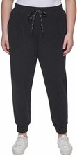 NWoT Marc New York Womens Ribbed Midweight Jogger Black Size Small 50 1B113