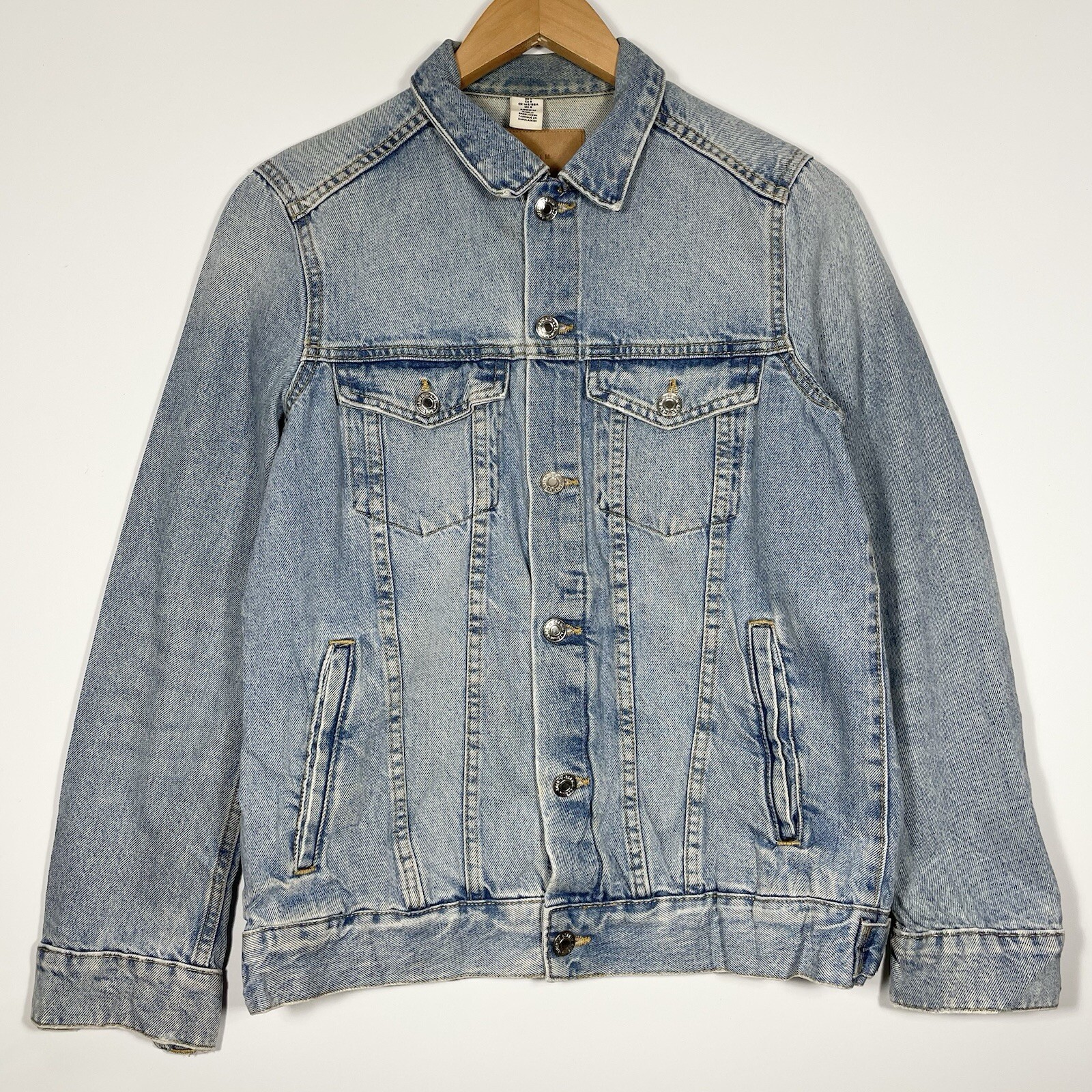 &DENIM Denim Jacket Ladies Light Wash Blue Size 10-image