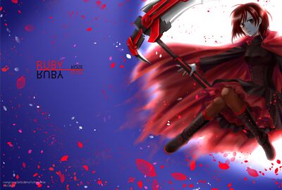 Anime rwby ruby rose  Custom Playmat Mat Pad