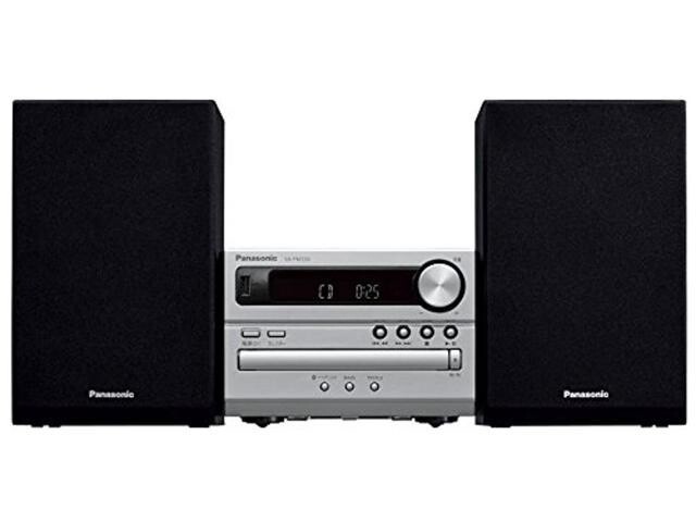 Panasonic Mini-component CD Stereo system SC-PM250-S Silver USB