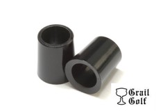 GRAIL GOLF NEW PREMIUM BLACK IRON FERRULES .370 .68" .525OD TOUR QUALITY LOT