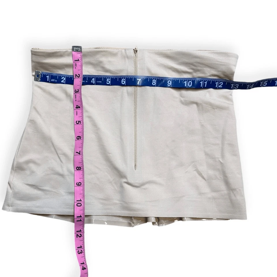 Prendas moldeadoras clásicas de cintura crema para mujer Naomi & Nicole talla 2X Plus Foto 4 de 4