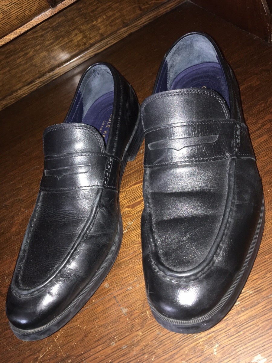 Cole Haan Grand OS Black Leather Loafers Men’s Size 11.5 M 1928 Cole Haan Grand OS Black Leather Loafers Men main image 4