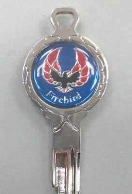 【海外限定/中古】  Originals Firebird バッジ Blue Pontiac FIREBIRD B46J Deluxe Classic White Gold Key Set 1970